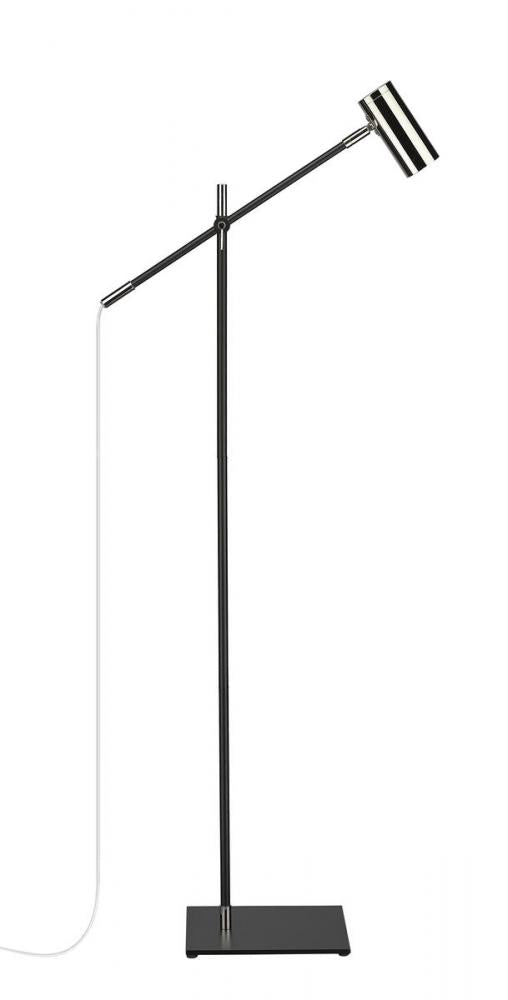 Z-Lite Lighting 814FL-MB-PN Modern Floor Lamp Contemporary - Nickel (OPEN BOX SALE)