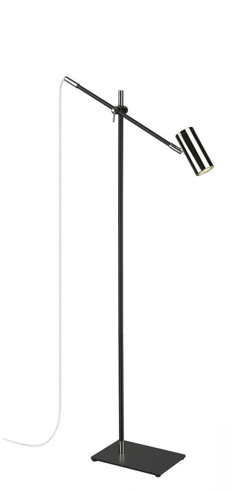 Z-Lite Lighting 814FL-MB-PN Modern Floor Lamp Contemporary - Nickel (OPEN BOX SALE)