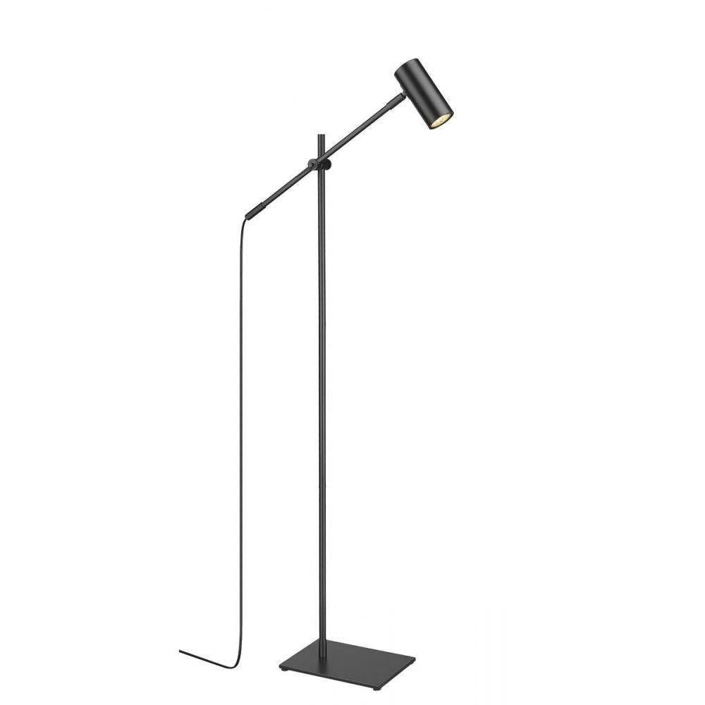 1 Light Floor Lamp-Matte Black
