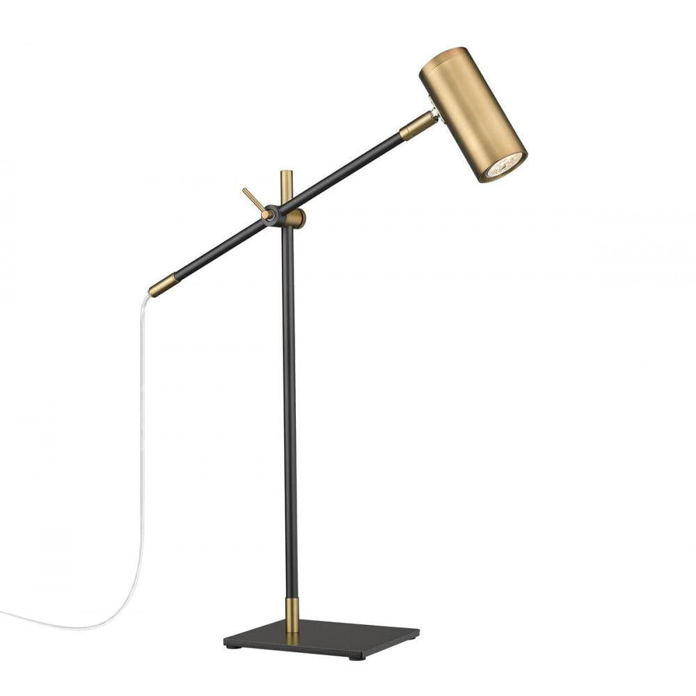 1 Light Table Lamp-Olde Brass