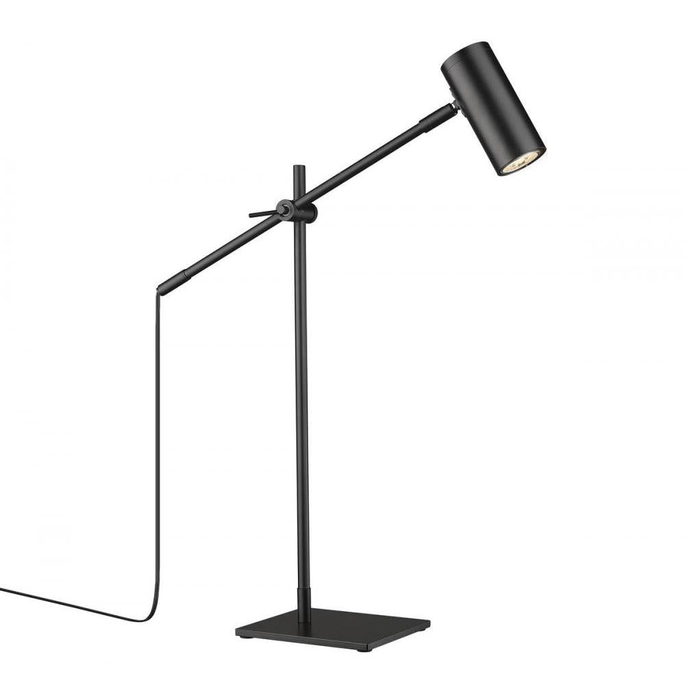 1 Light Table Lamp-Matte Black