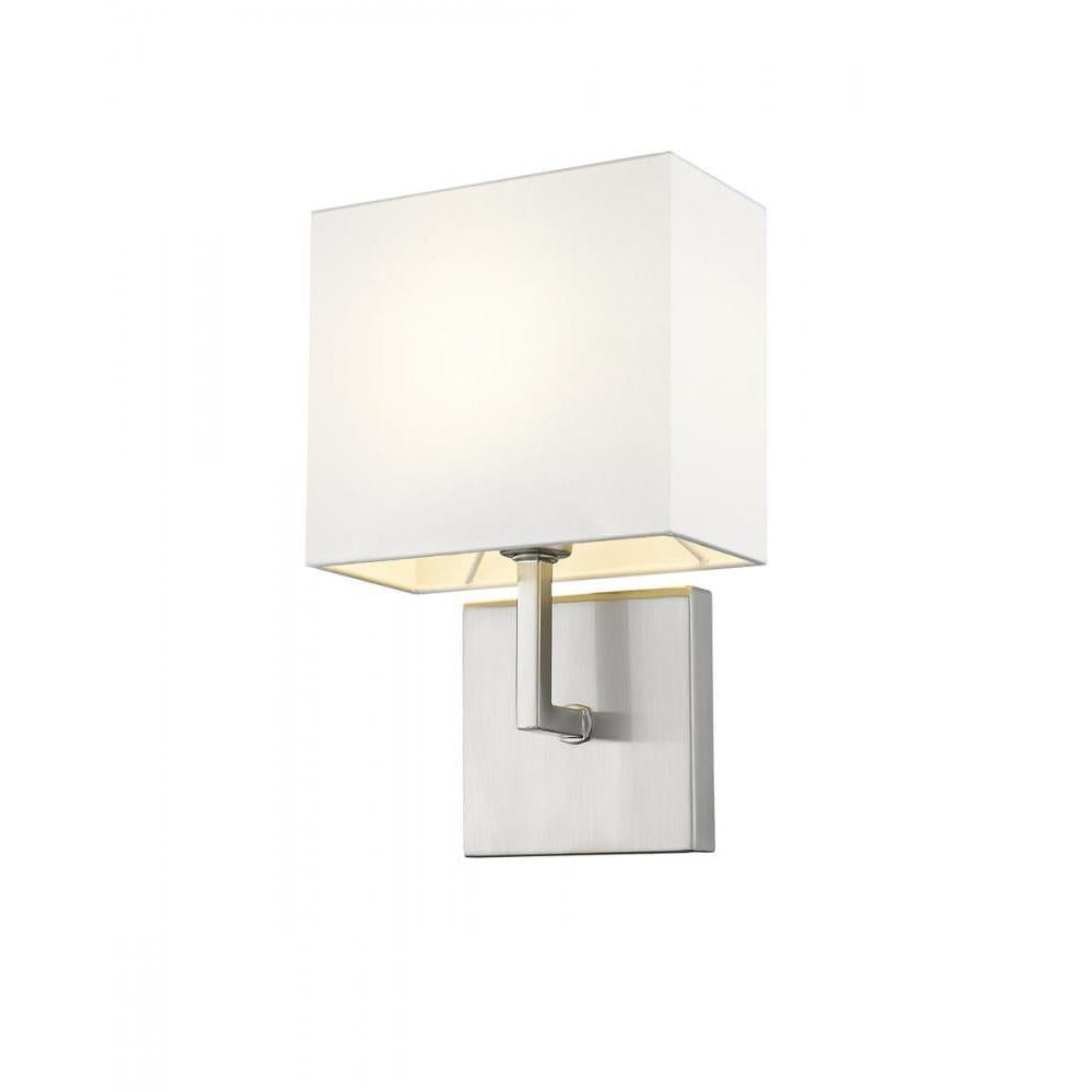 1 Light Wall Sconce-White