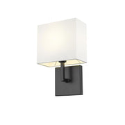1 Light Wall Sconce-White