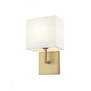 1 Light Wall Sconce-White