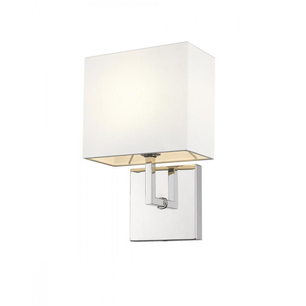 1 Light Wall Sconce-White