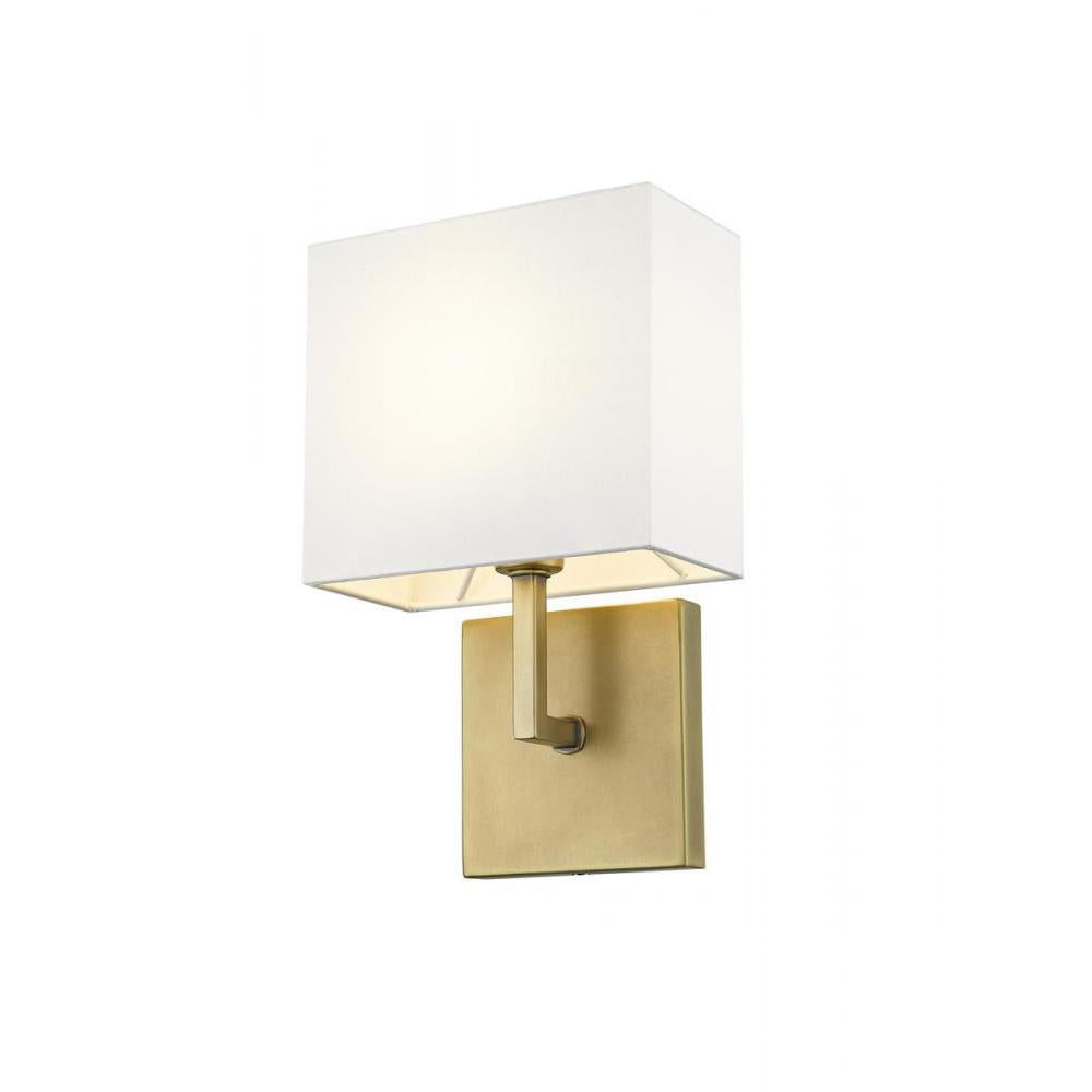 1 Light Wall Sconce-White