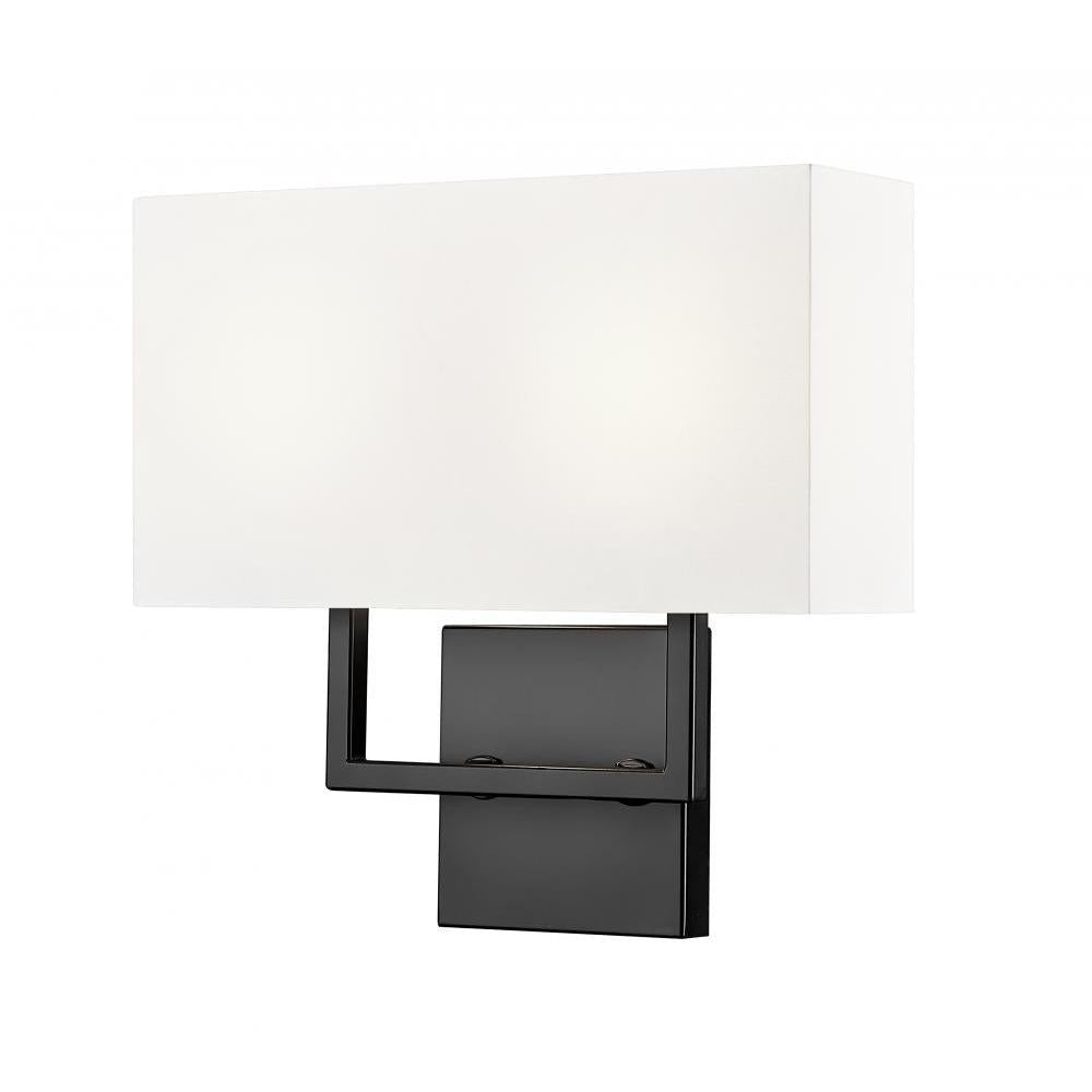 2 Light Wall Sconce-White