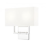 2 Light Wall Sconce-White