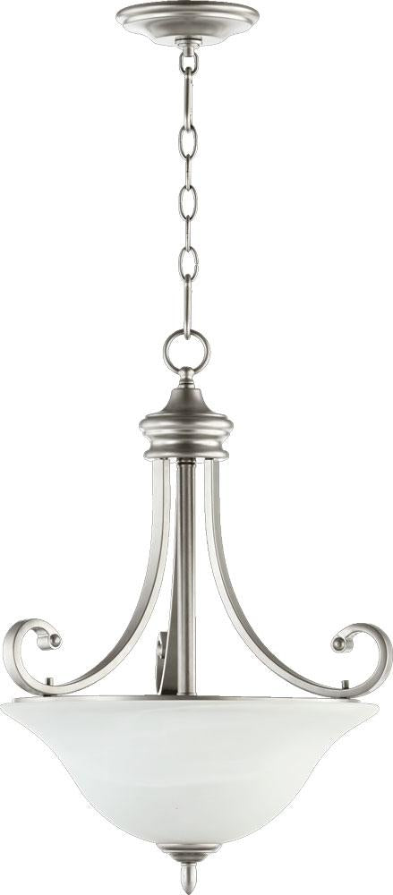 Quorum Lighting BRYANT 8154-3-64 Pendant Traditional - Classic Nickel