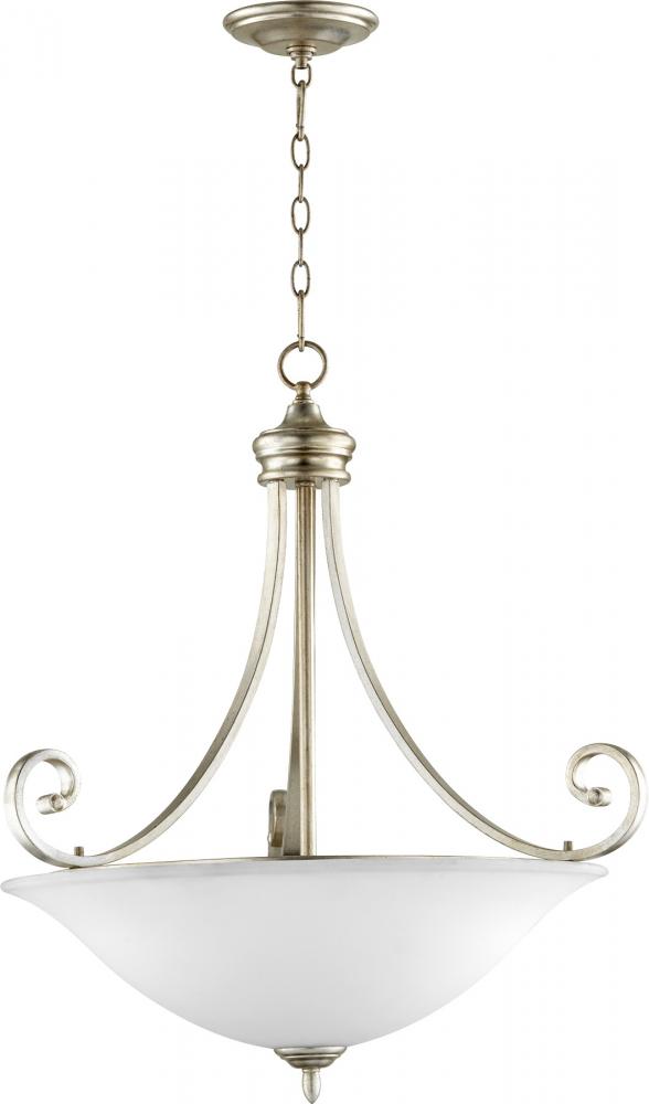 Quorum Lighting BRYANT 8154-4-60 Pendant Traditional - Aged Silver Leaf