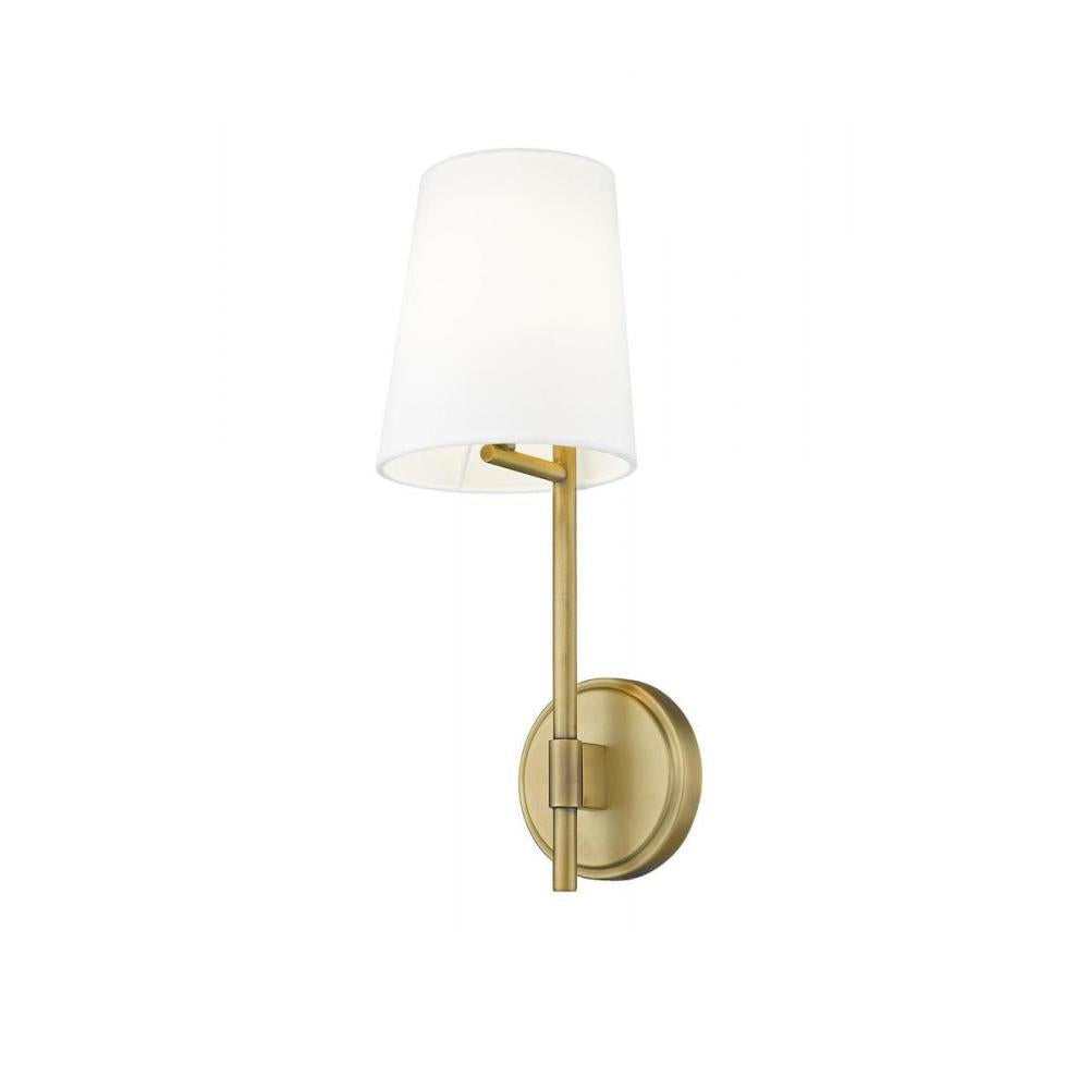 1 Light Wall Sconce-White