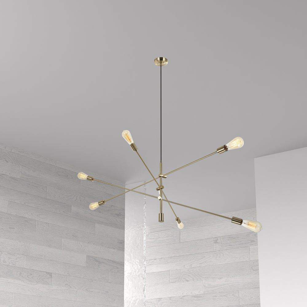 Dainolite 816P-AGB Pendant Transitional - Aged Brass