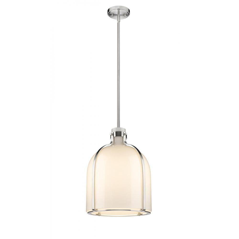 1 Light Pendant-White Opal