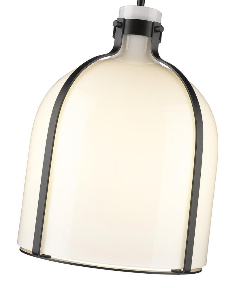 Z-Lite Lighting 818-12MB Pendant Farm House - Black