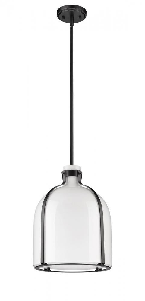 Z-Lite Lighting 818-12MB Pendant Farm House - Black