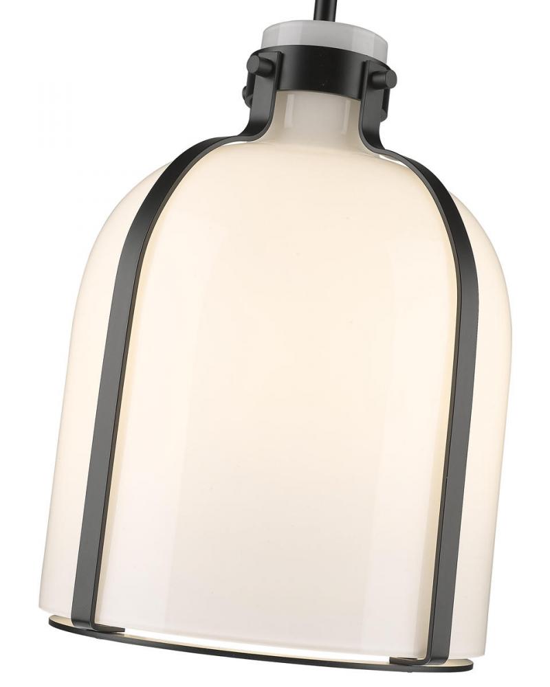 Z-Lite Lighting 818-9MB Pendant Farm House - Black