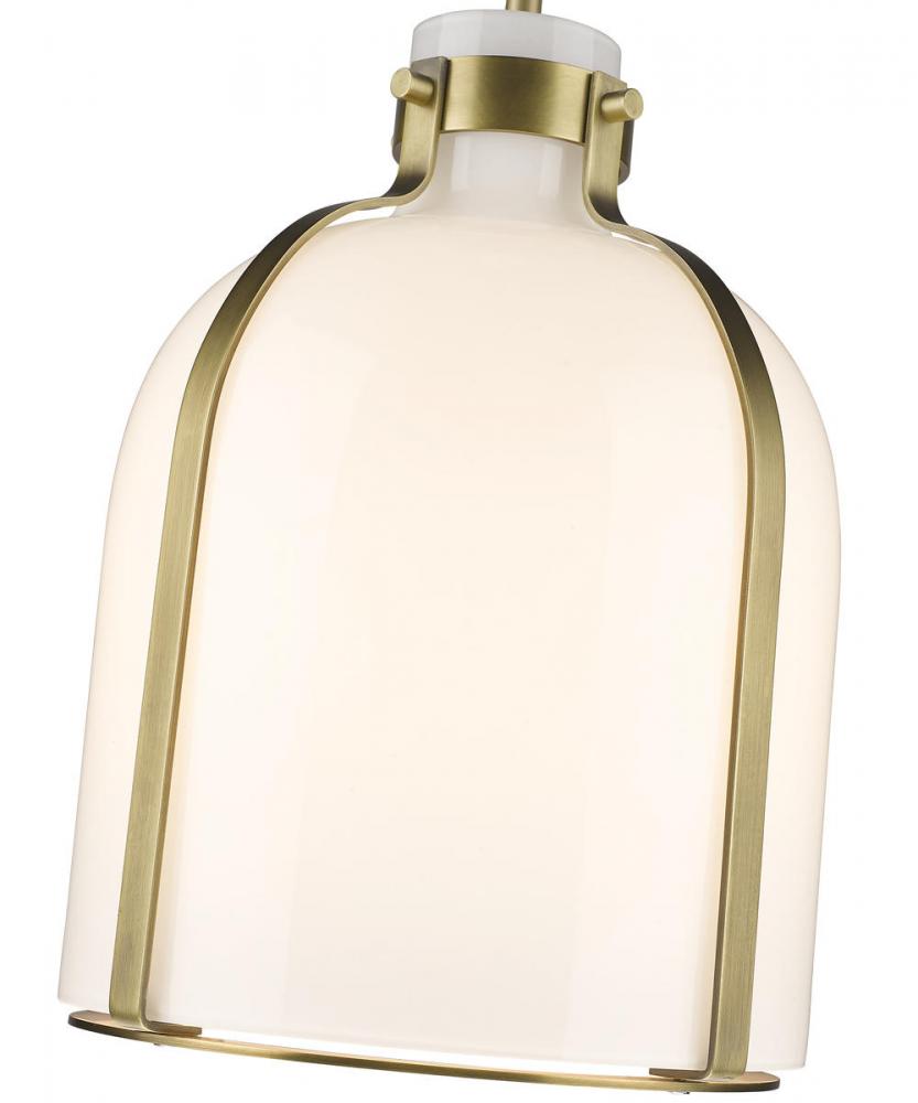 Z-Lite Lighting 818-9RB Pendant Farm House - Brass