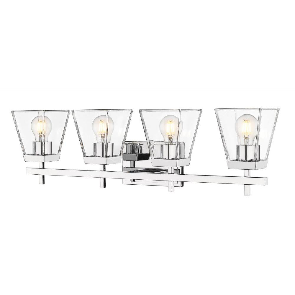 4 Light Vanity-Clear