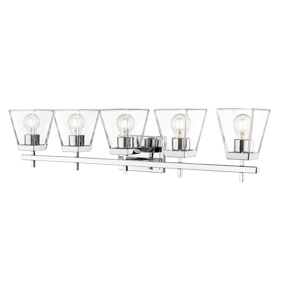 5 Light Vanity-Clear
