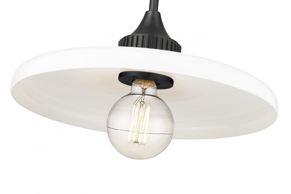 Z-Lite Lighting 820P14-MB Pendant Contemporary - Black