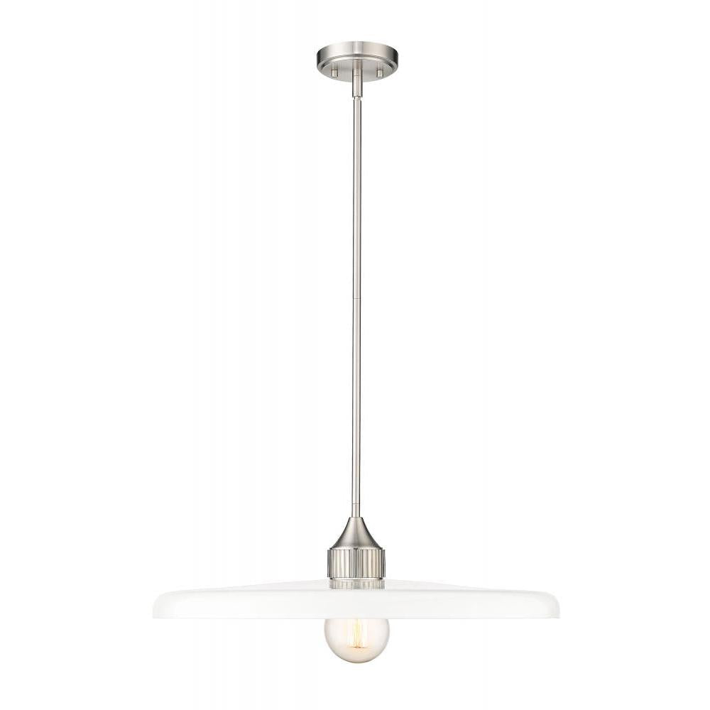 1 Light Pendant-Gloss Opal