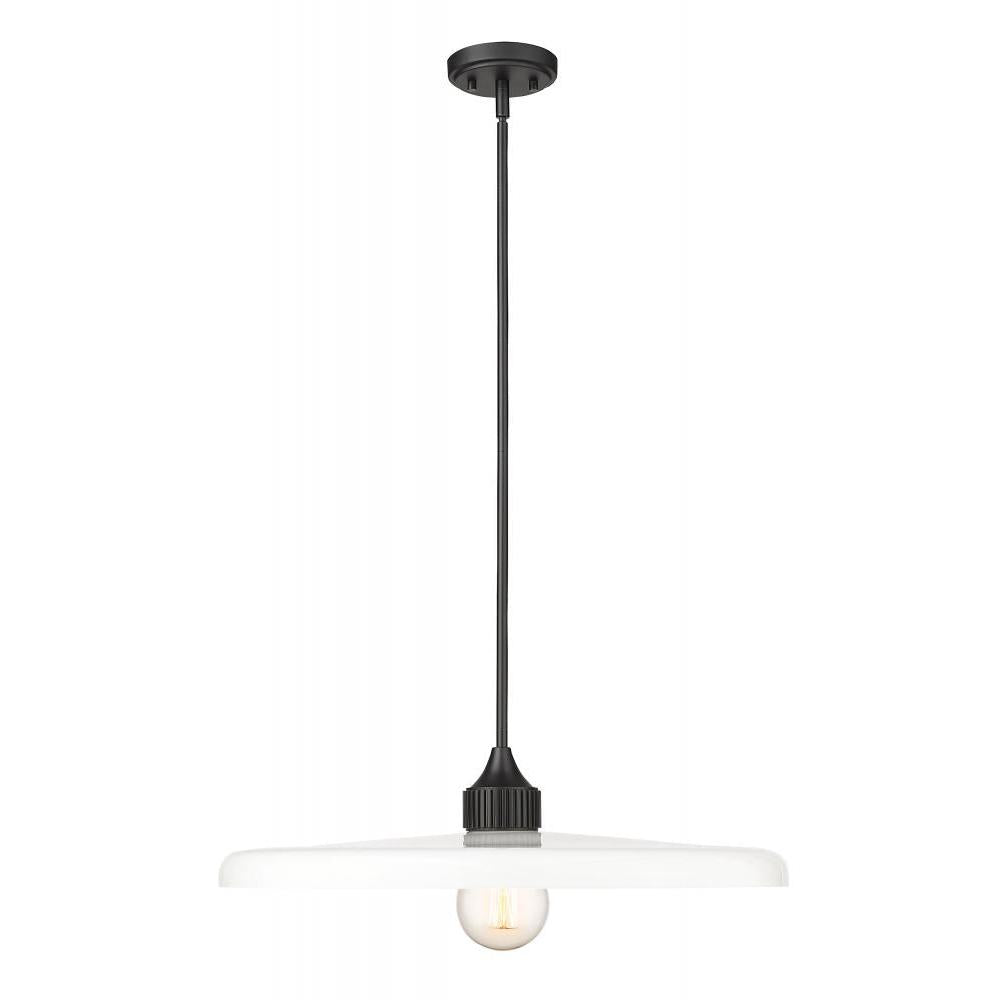 1 Light Pendant-Gloss Opal