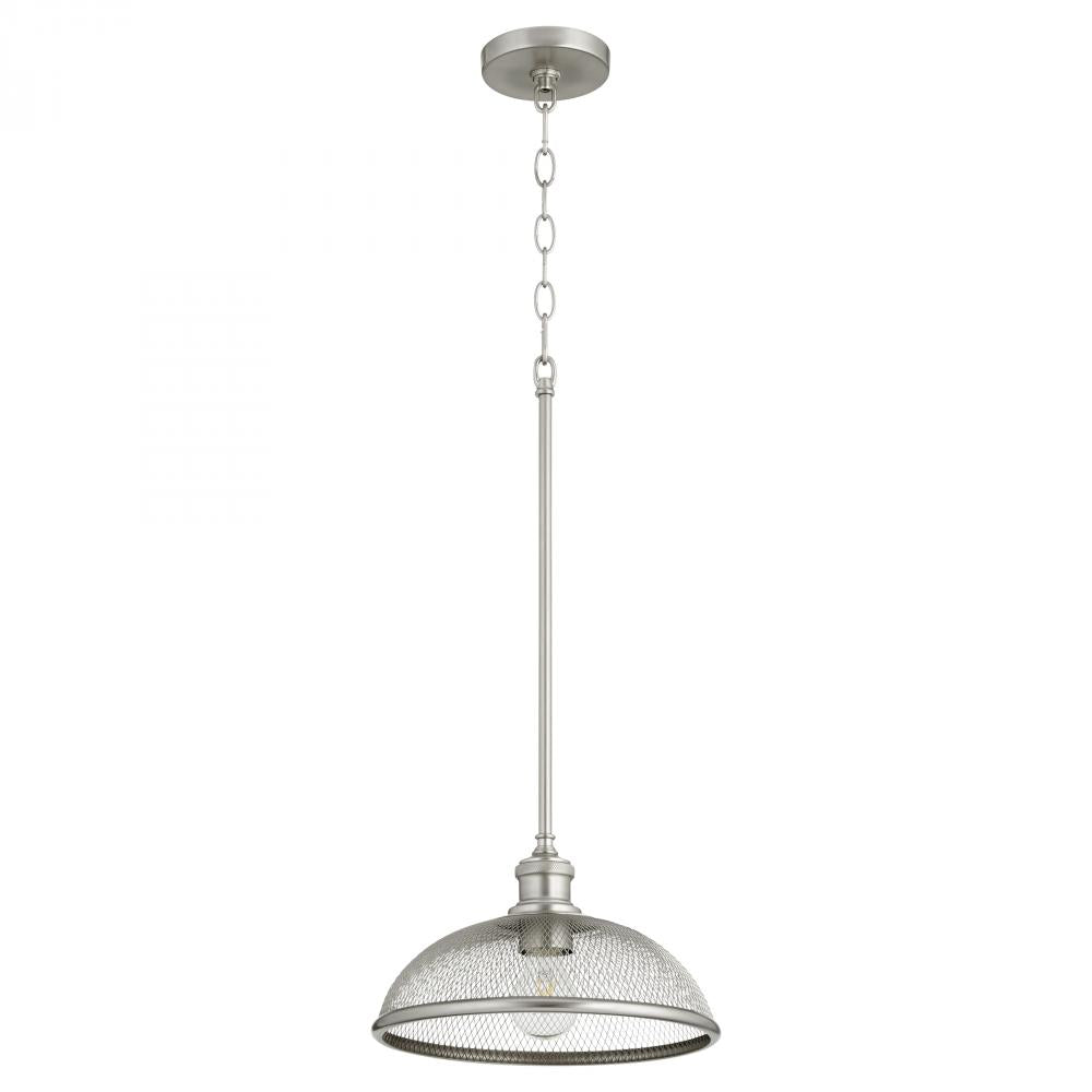 Quorum Lighting OMNI 8212-65 Pendant Industrial - Satin Nickel