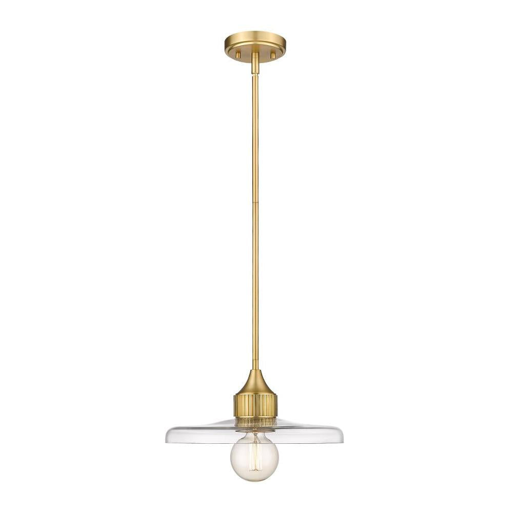 1 Light Pendant-Clear
