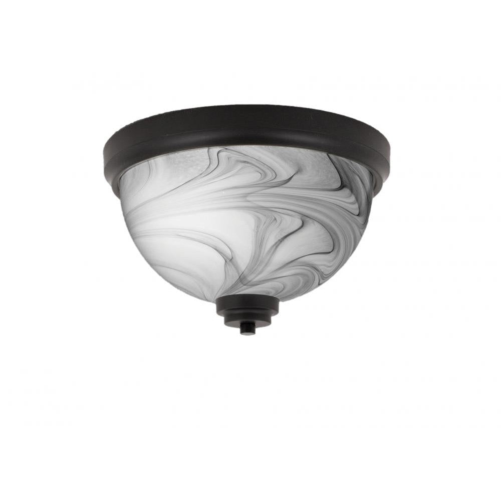 Toltec Company FLUSH MOUNTS 822-MB-9 Flush Mount - Black