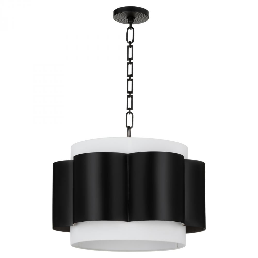 Quorum Lighting WARWICK 8229-4-59 Pendant - Matte Black