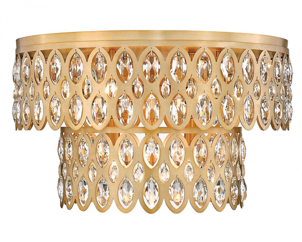 Z-Lite Lighting 822F20-HB Flush Mount - Brass