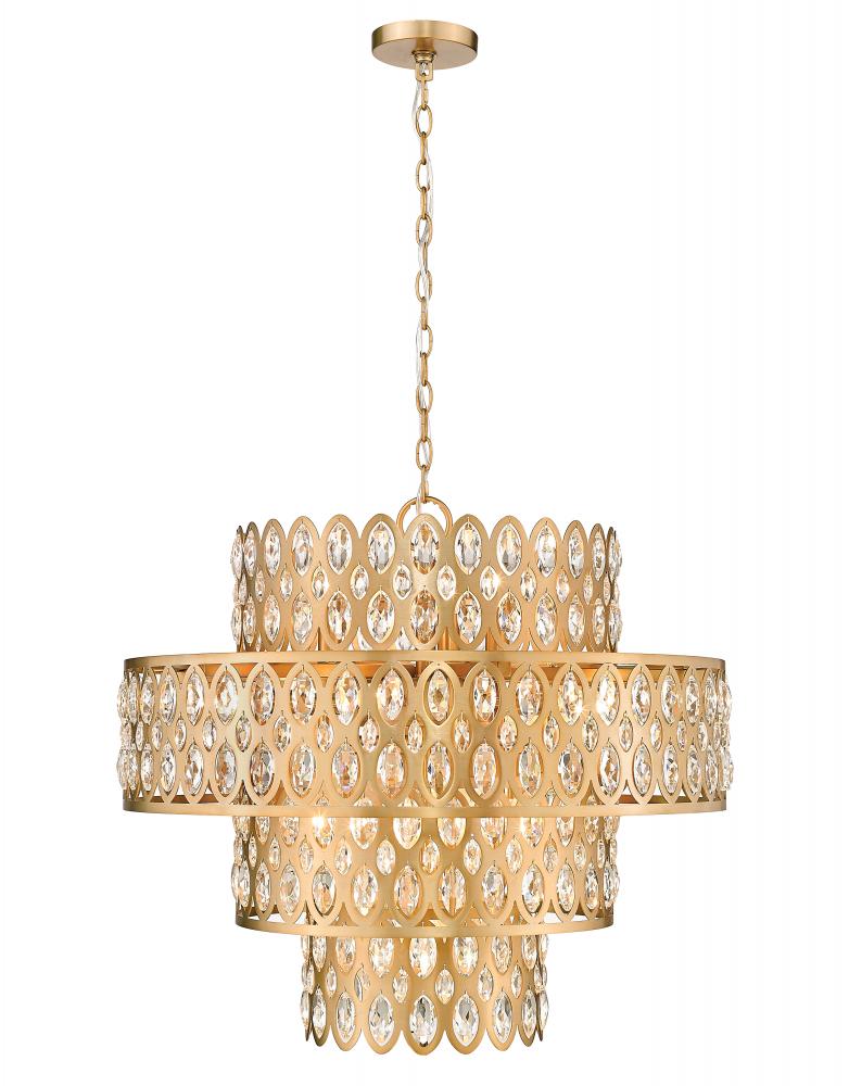 Z-Lite Lighting 822P26-HB Chandelier - Brass