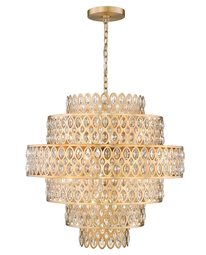 Z-Lite Lighting 822P32-HB Chandelier - Brass