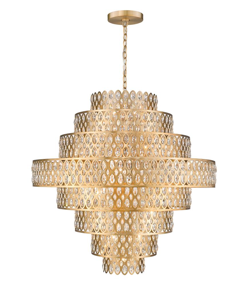 Z-Lite Lighting 822P45-HB Chandelier - Brass