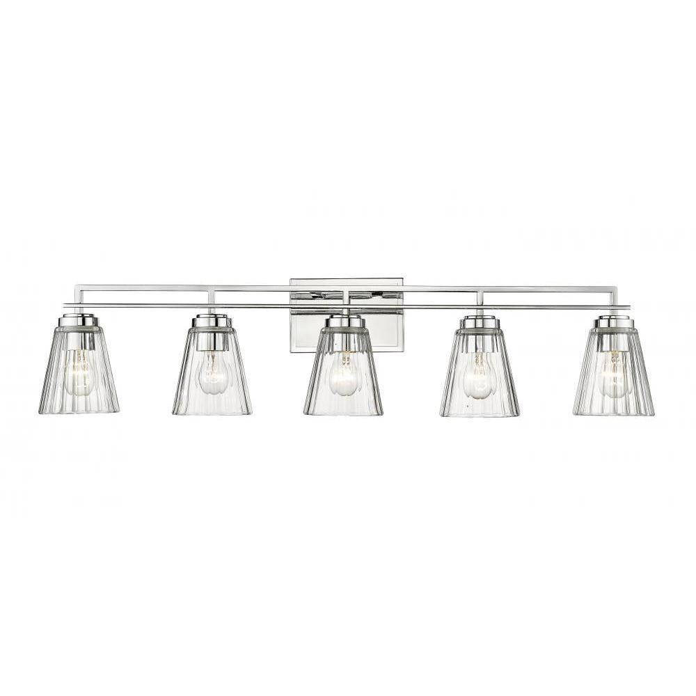 5 Light Vanity-Clear