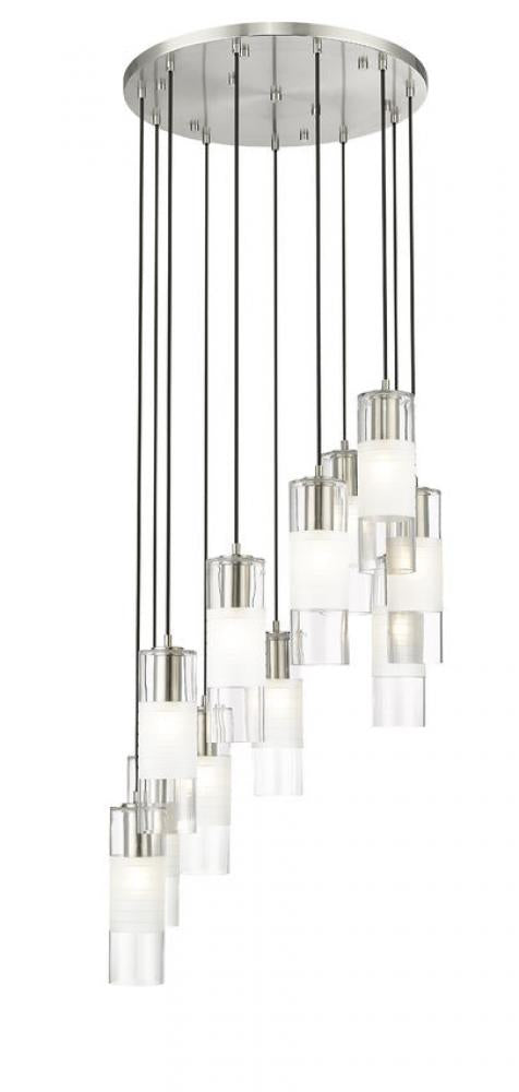 Z-Lite Lighting 824P-11R-BN Chandelier Contemporary - Nickel