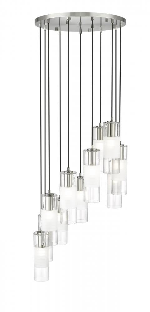 Z-Lite Lighting 824P-11R-BN Chandelier Contemporary - Nickel