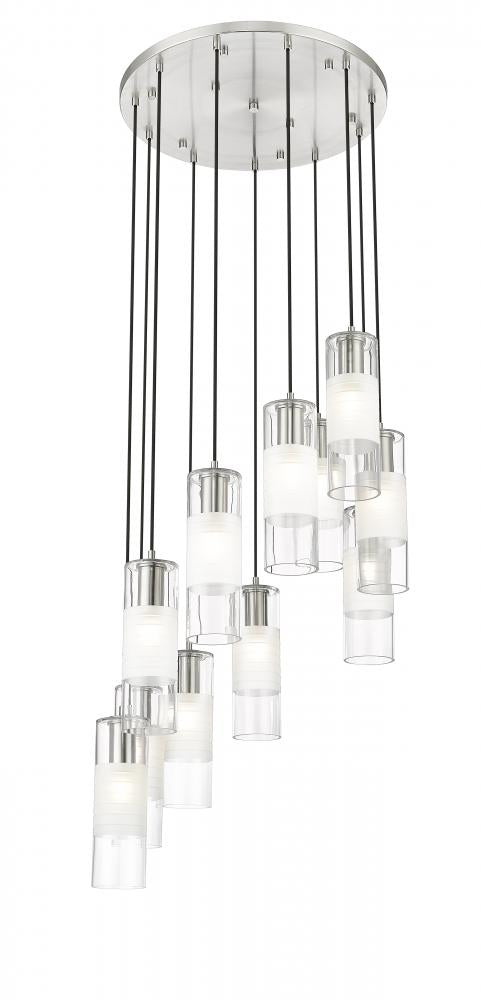 Z-Lite Lighting 824P-11R-BN Chandelier Contemporary - Nickel