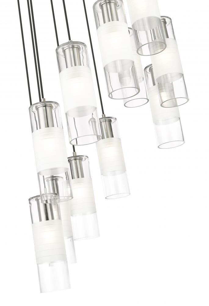 Z-Lite Lighting 824P-11R-BN Chandelier Contemporary - Nickel