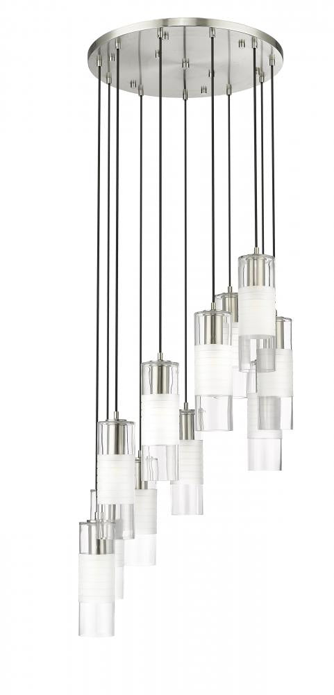 Z-Lite Lighting 824P-11R-BN Chandelier Contemporary - Nickel