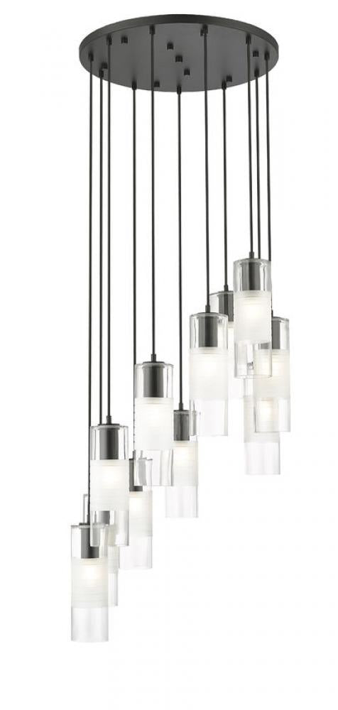 Z-Lite Lighting 824P-11R-MB Chandelier Contemporary - Black