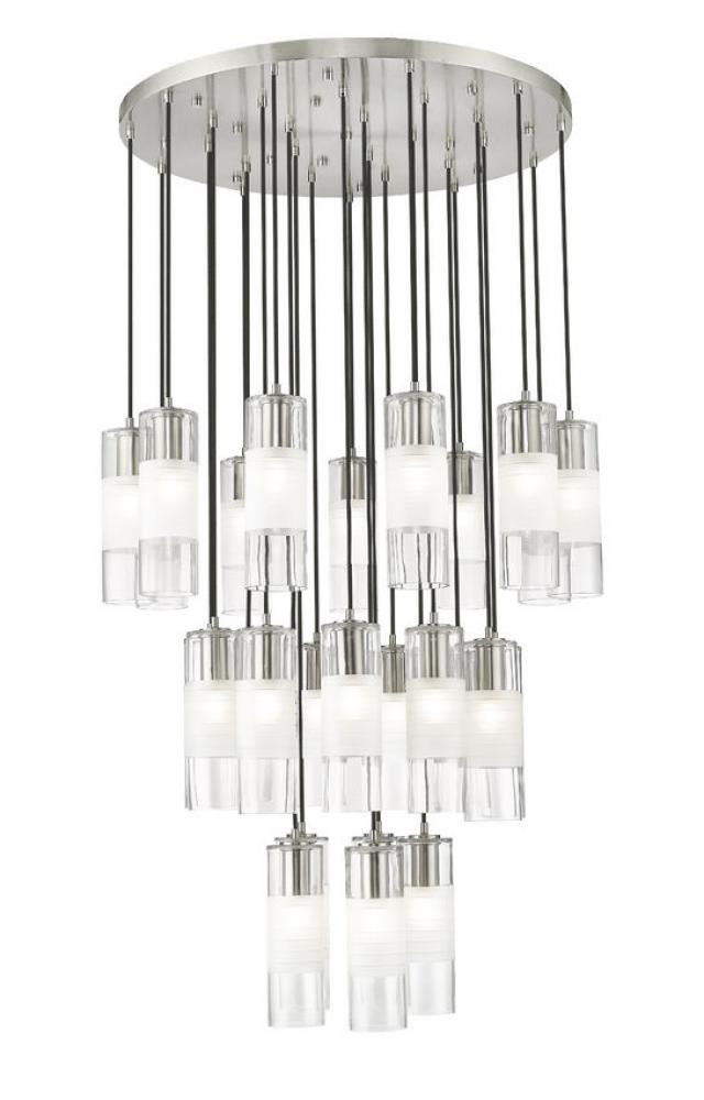 Z-Lite Lighting 824P-27R-BN Chandelier Contemporary - Nickel