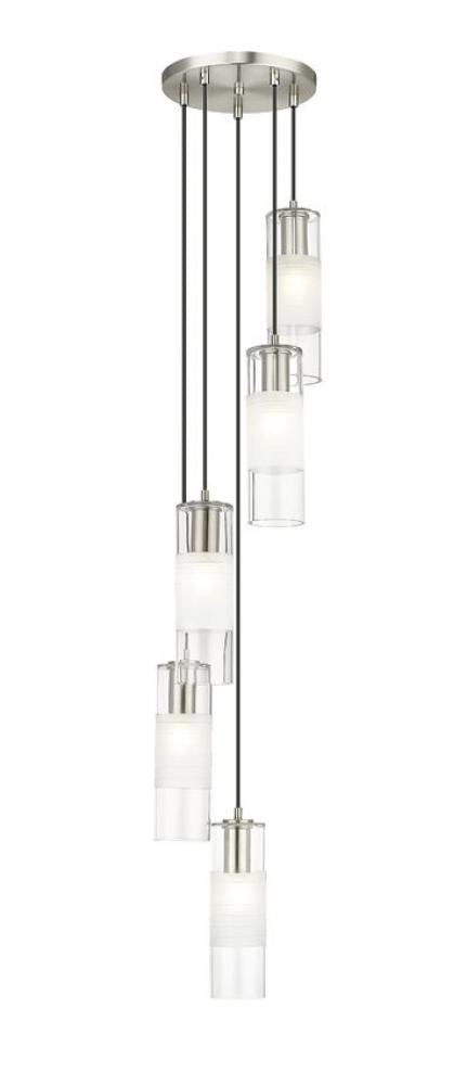 Z-Lite Lighting 824P-5R-BN Chandelier Contemporary - Nickel