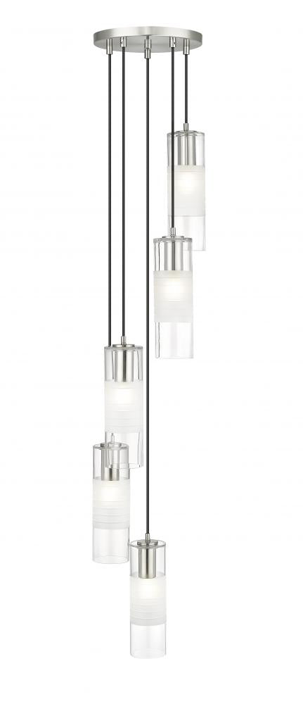 Z-Lite Lighting 824P-5R-BN Chandelier Contemporary - Nickel