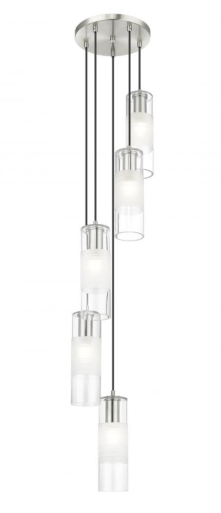 Z-Lite Lighting 824P-5R-BN Chandelier Contemporary - Nickel