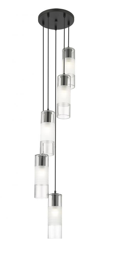 Z-Lite Lighting 824P-5R-MB Chandelier Contemporary - Black