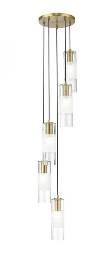 Z-Lite Lighting 824P-5R-MGLD Chandelier Contemporary - Gold