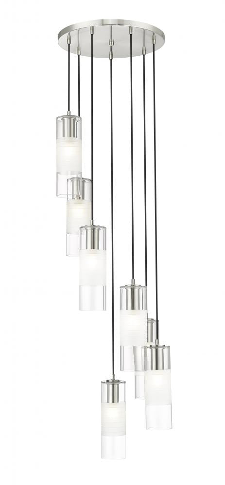 Z-Lite Lighting 824P-7R-BN Chandelier Contemporary - Nickel