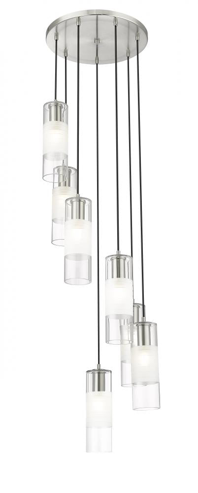 Z-Lite Lighting 824P-7R-BN Chandelier Contemporary - Nickel