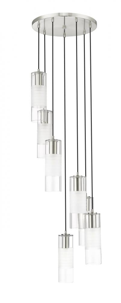 Z-Lite Lighting 824P-7R-BN Chandelier Contemporary - Nickel